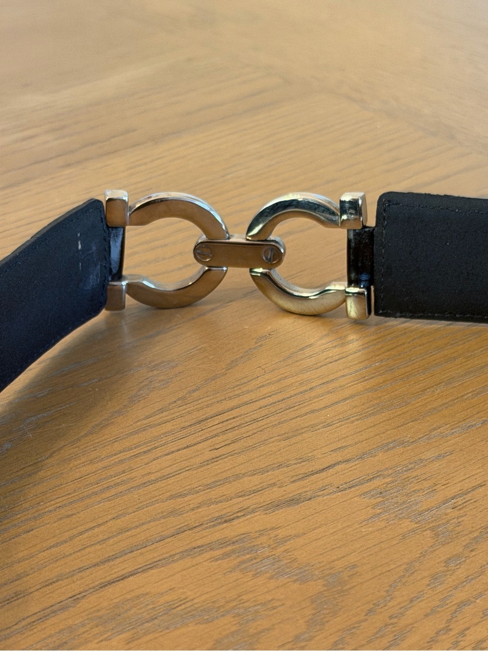 Salvatore Ferragamo Gancini Leather 32in Belt - Picture 6 of 9